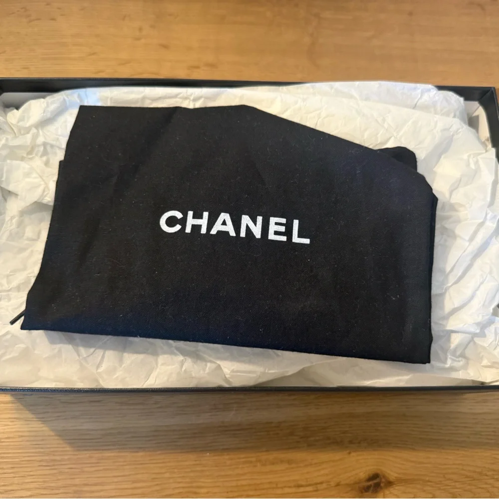 Chanel Black Flats Size 38